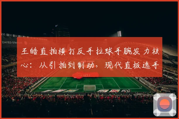 王皓直拍横打反手拉球手腕发力核心：从引拍到制动，现代直板选手必备技术细节分析